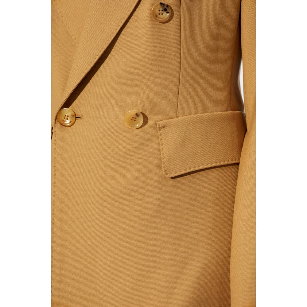 Max Mara Dubbelbreasted jas Osanna Brown Dames