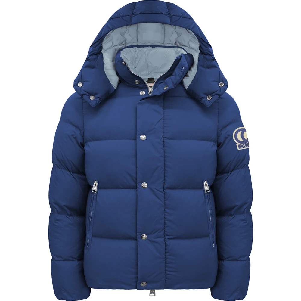 Oosy Blauwe Pufferjas met Afneembare Capuchon Blue Heren