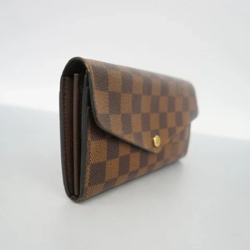 Louis Vuitton Vintage Pre-owned Leather wallets Brown Dames