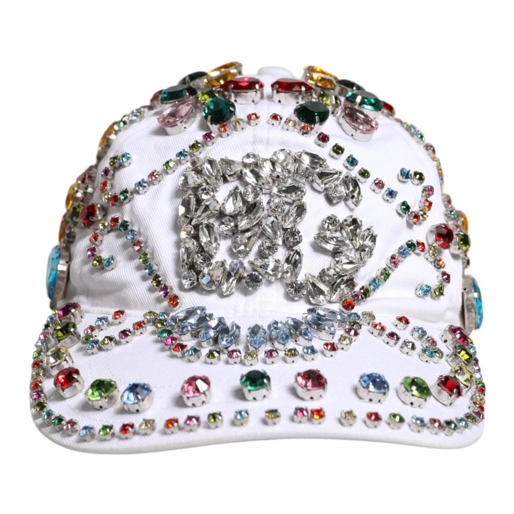 Dolce & Gabbana Men's White Hats & Caps, One Size, Baseball Cap