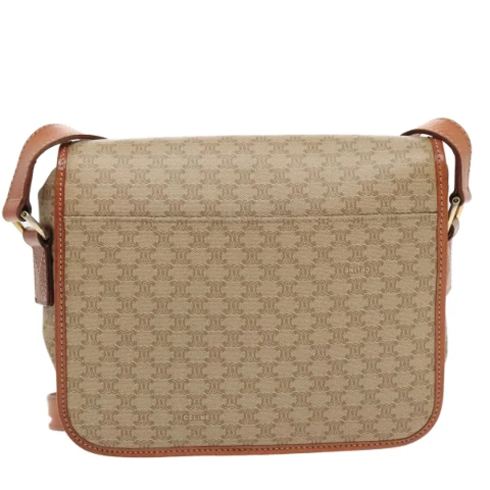 Celine Vintage Pre-owned Fabric celine-bags Beige Dames