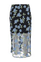 jupe-crayon-noire-a-motif-floral-et-mesh