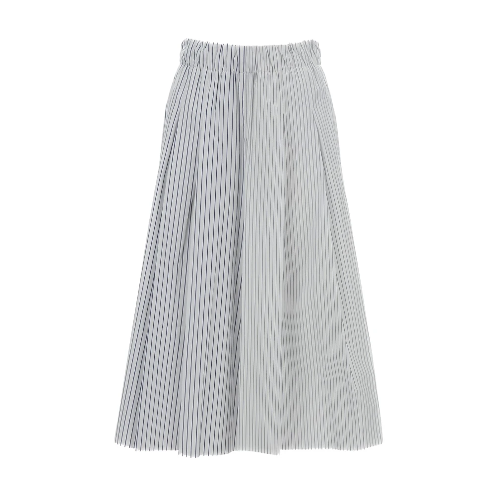 Jejia Multicolor Midi Skirts, Female, Xs, Striped Drawstring Trousers
