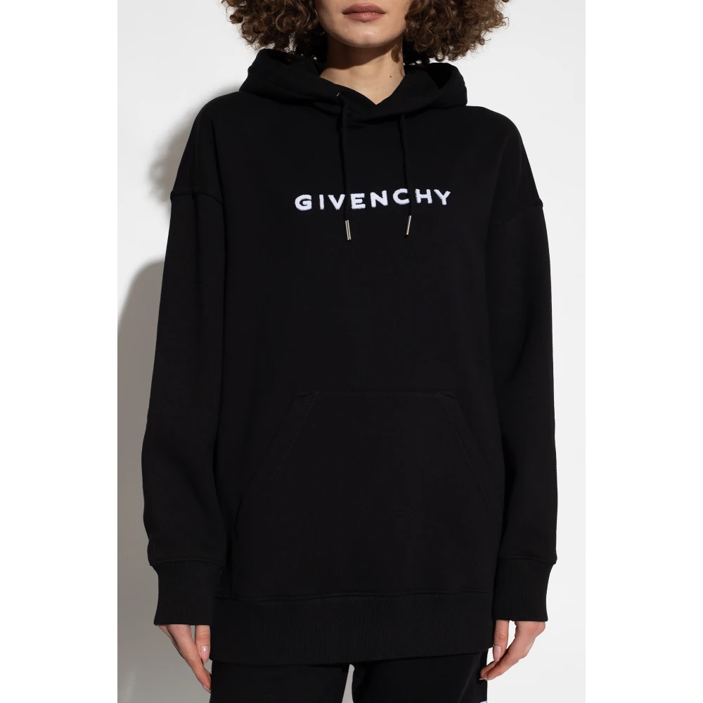 Givenchy Hoodie met logo Black Dames