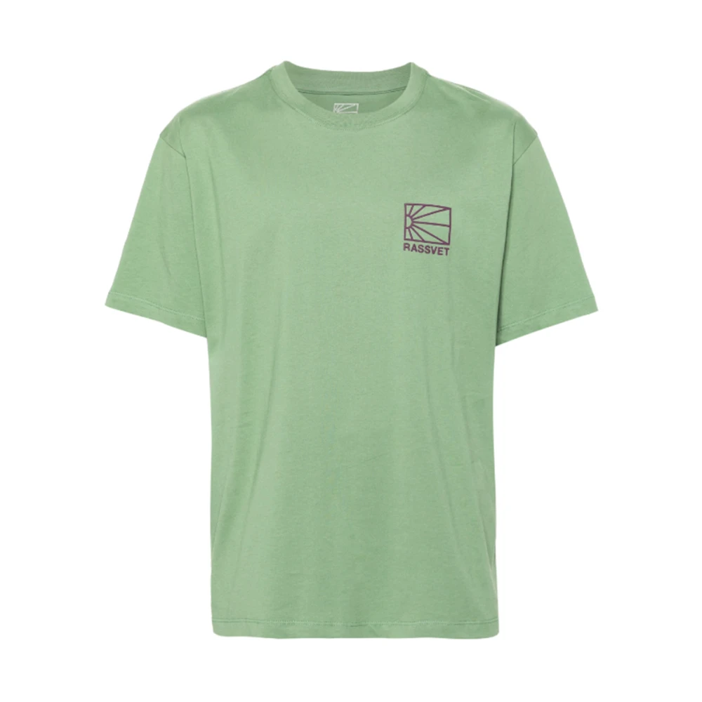 Rassvet Mini Logo Groen T-shirt Green Heren