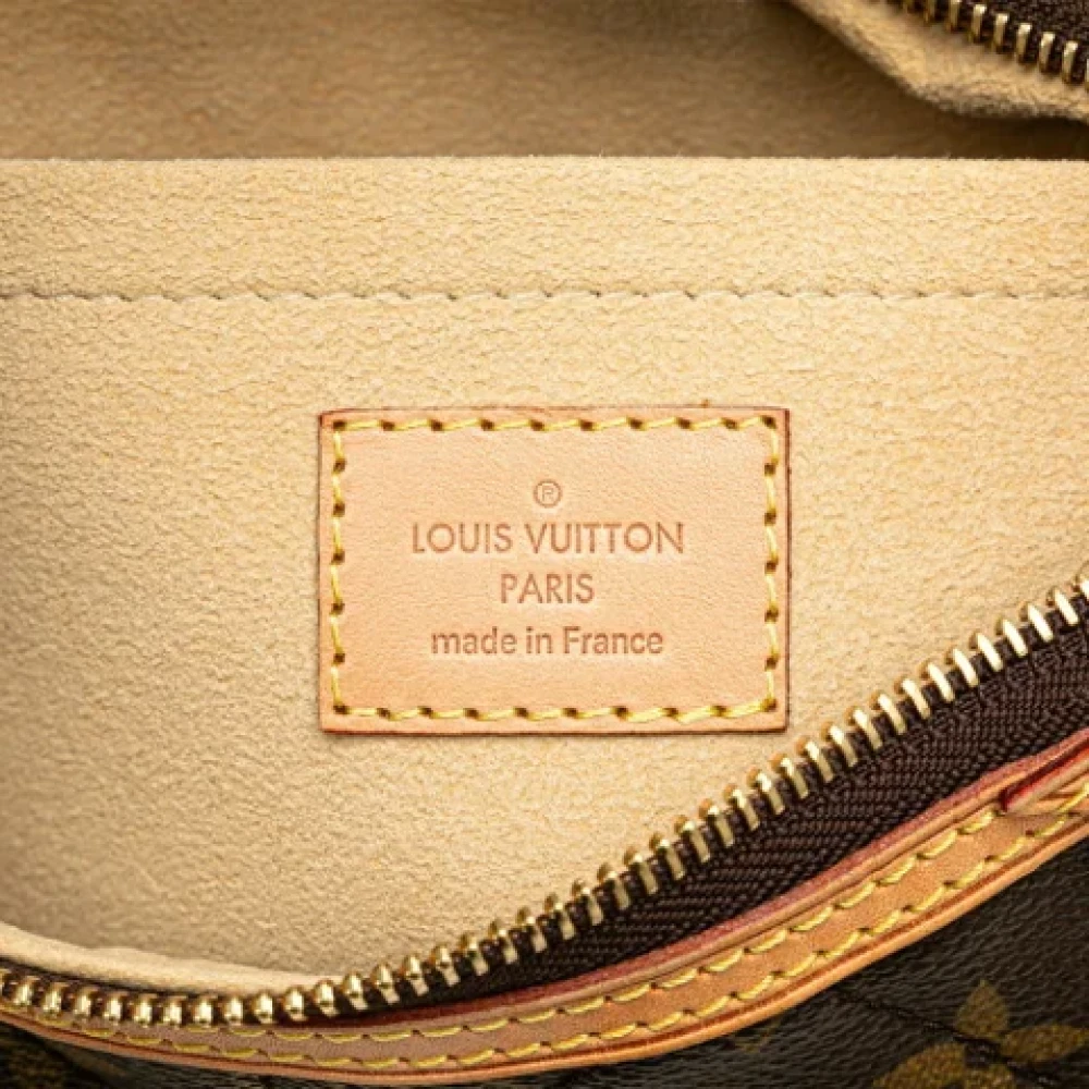 Louis Vuitton Vintage Pre-owned Plastic handbags Brown Dames
