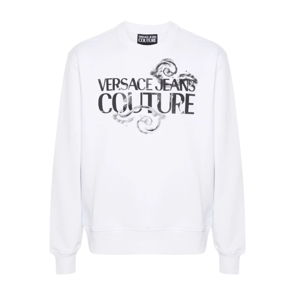 Versace Jeans Couture Witte Trui White Heren