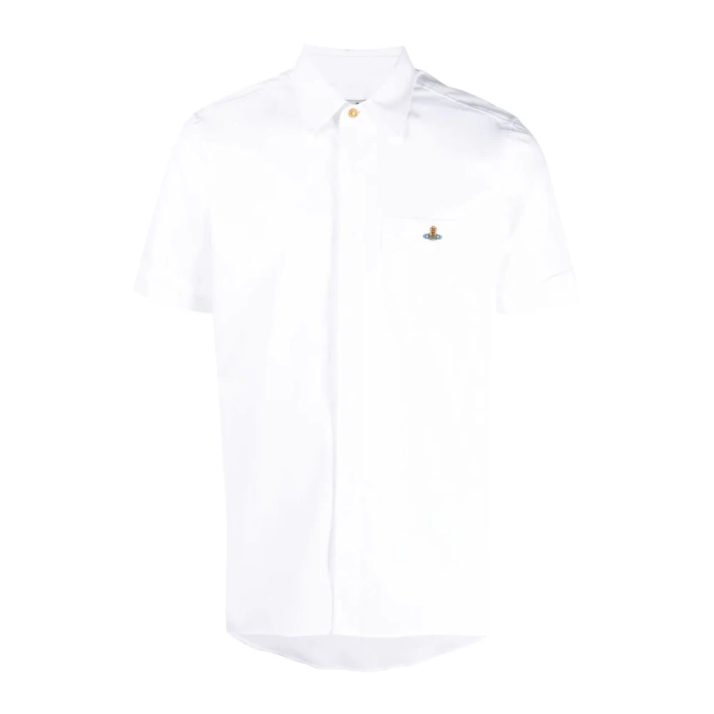 Vivienne Westwood Witte korte mouwen shirt White Heren
