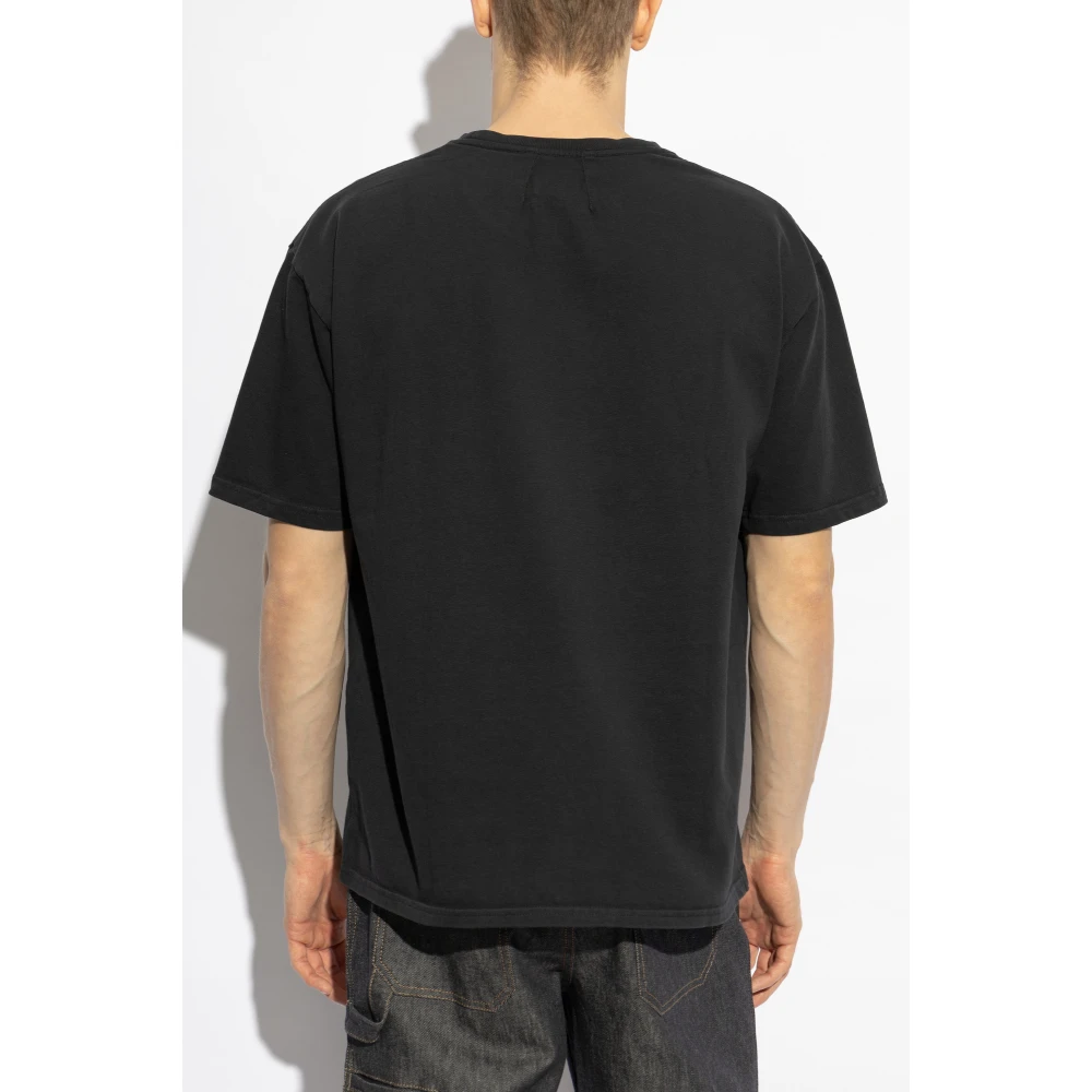 Rhude T-shirt met Logo Black Heren