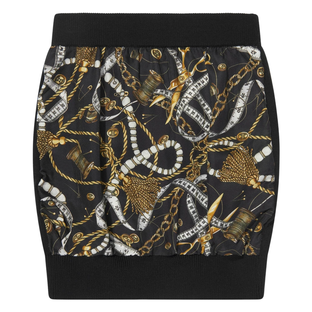 Moschino Black Wool Knitted Skirt For Girls - Female - Kids Skirts - Black - 4 Y - Kids
