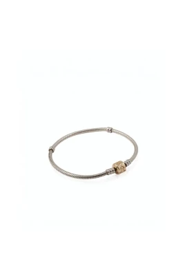 Armband med ormlänk och tunnlås