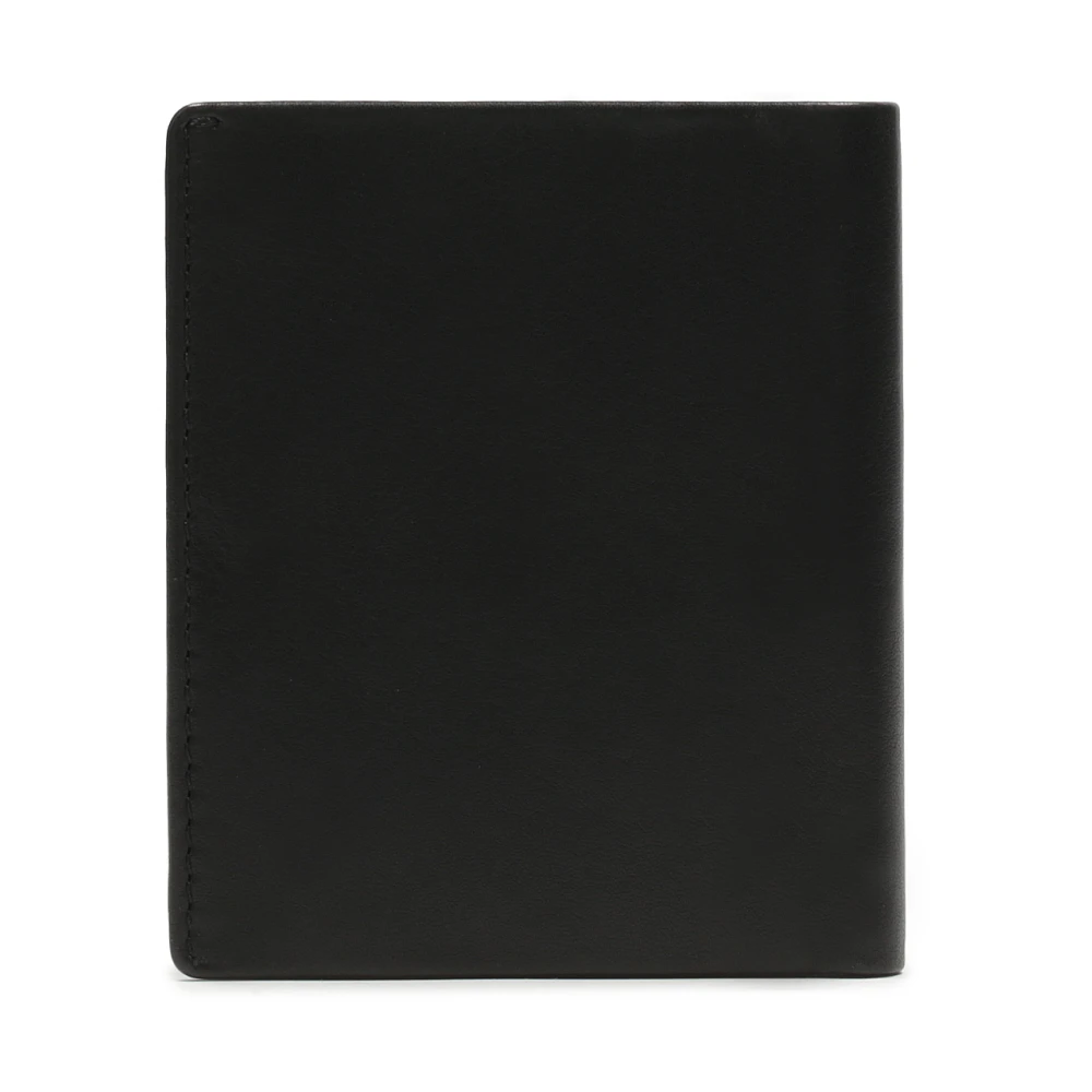 Kazar Klassieke herenportemonnee van glad leer Black Heren