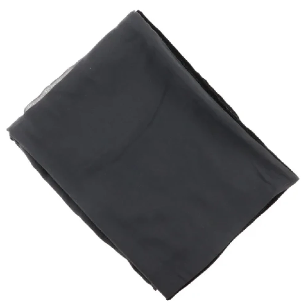 Salvatore Ferragamo Pre-owned Silk scarves Black Dames