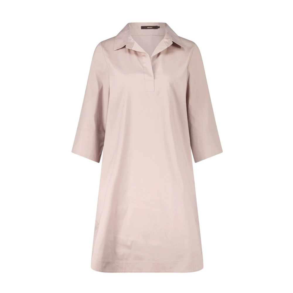 Windsor Chique overhemdjurk met elegante details Beige Dames