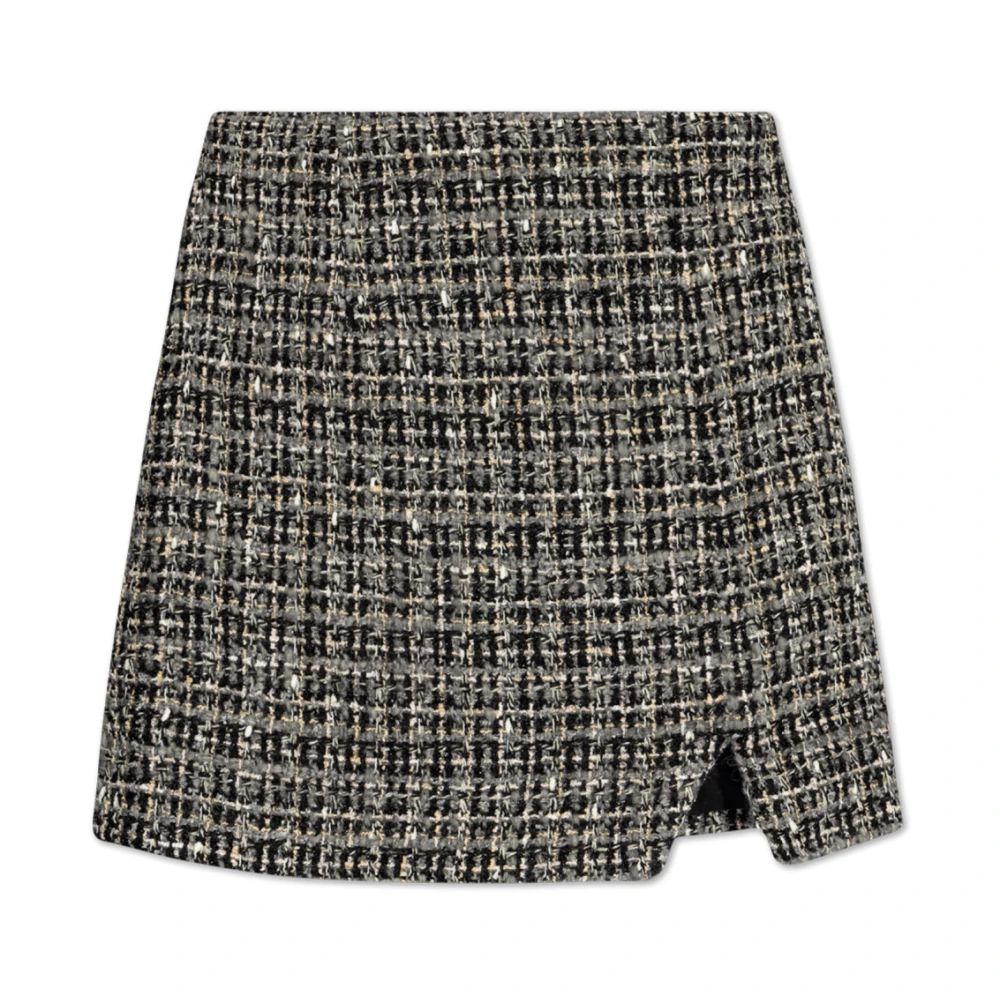Iro Gray Short Skirts, Female, M, Tweed Skirt `Bryan`