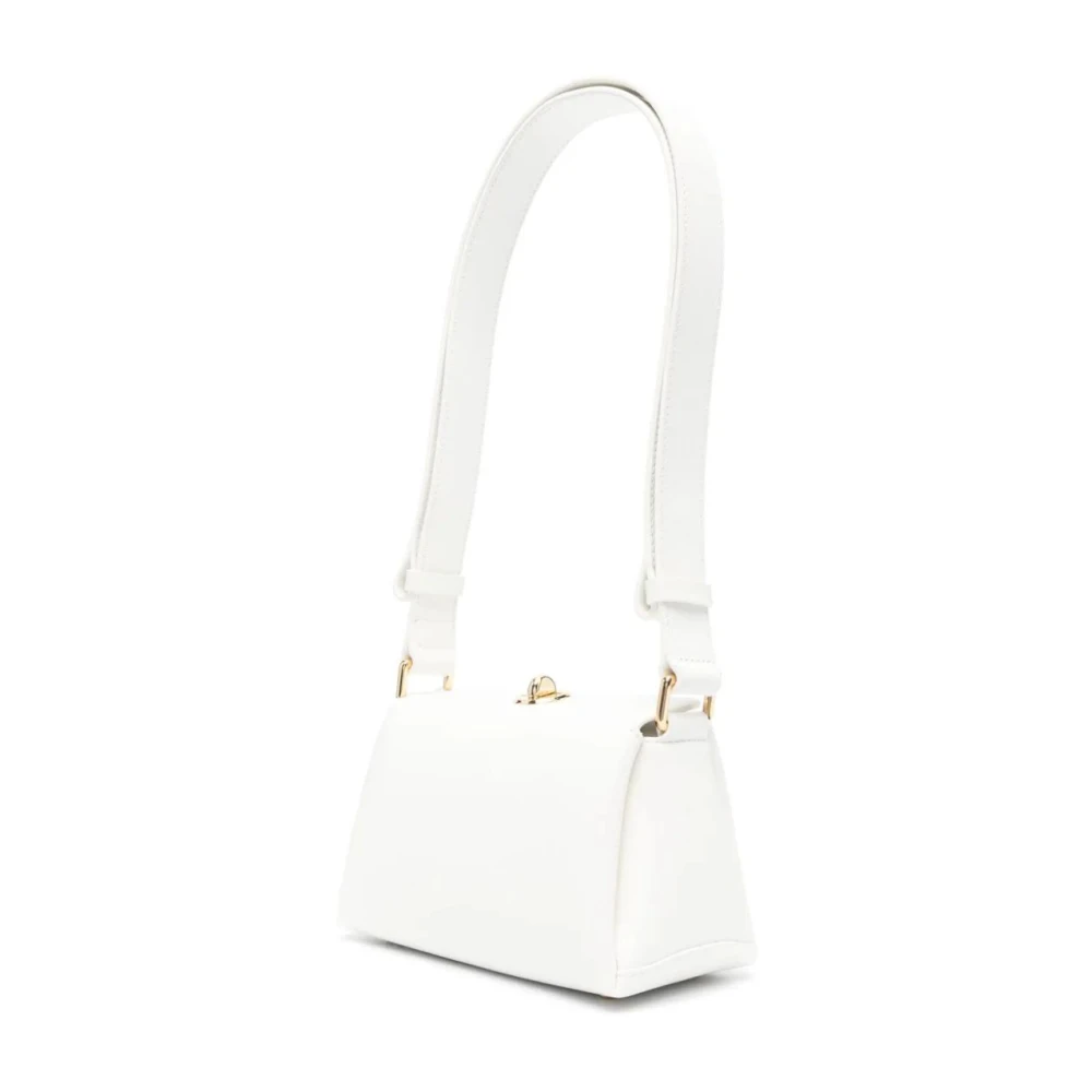 Plan C Mini Schoudertas in Wit White Dames