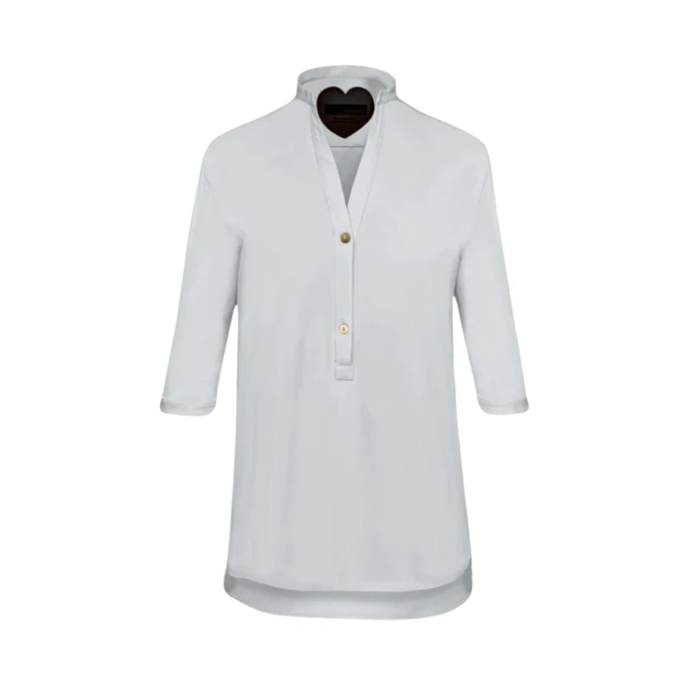 RRD Stijlvolle Tuniek Blouse White Dames