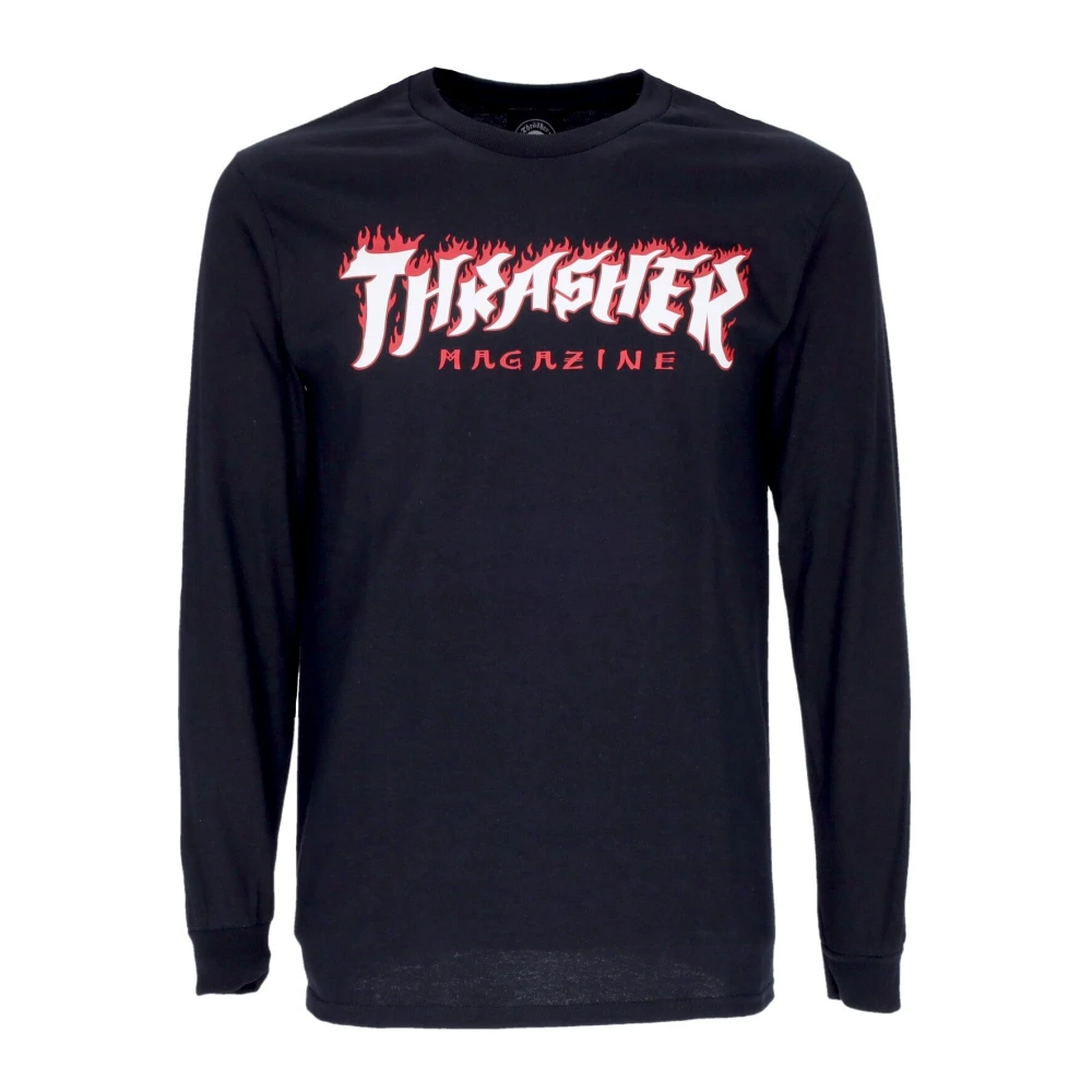 Thrasher Possessed Logo Longsleeve Tee Black Heren