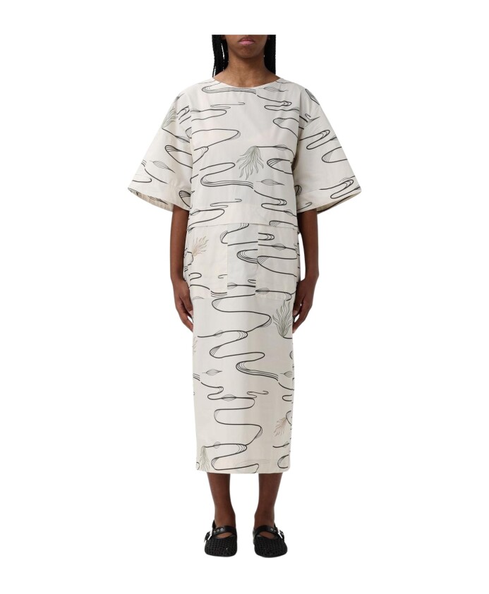 robe-midi-imprimee-abstraite