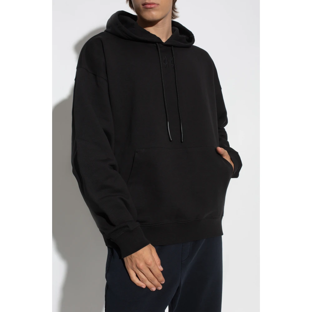 44 Label Group Sweatshirt met logo Black Heren