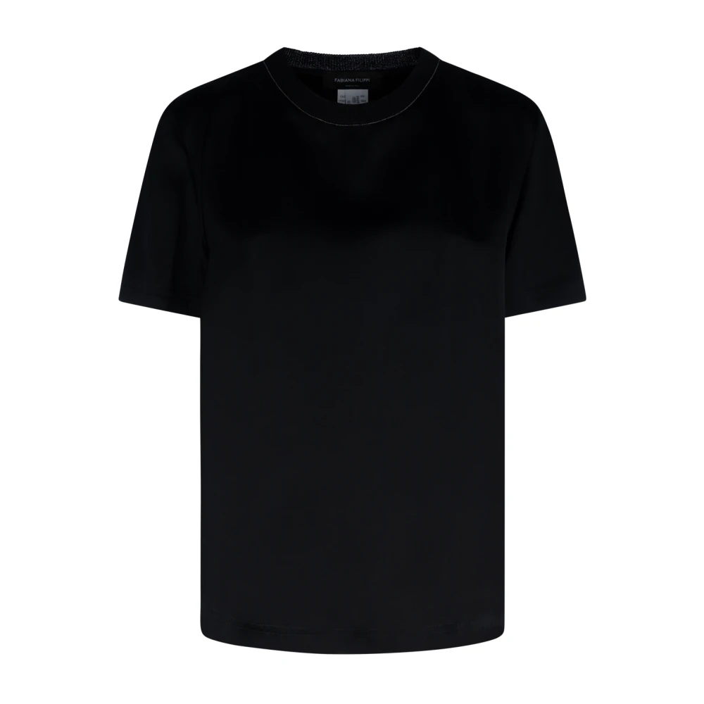 Fabiana Filippi T-Shirts Black Dames