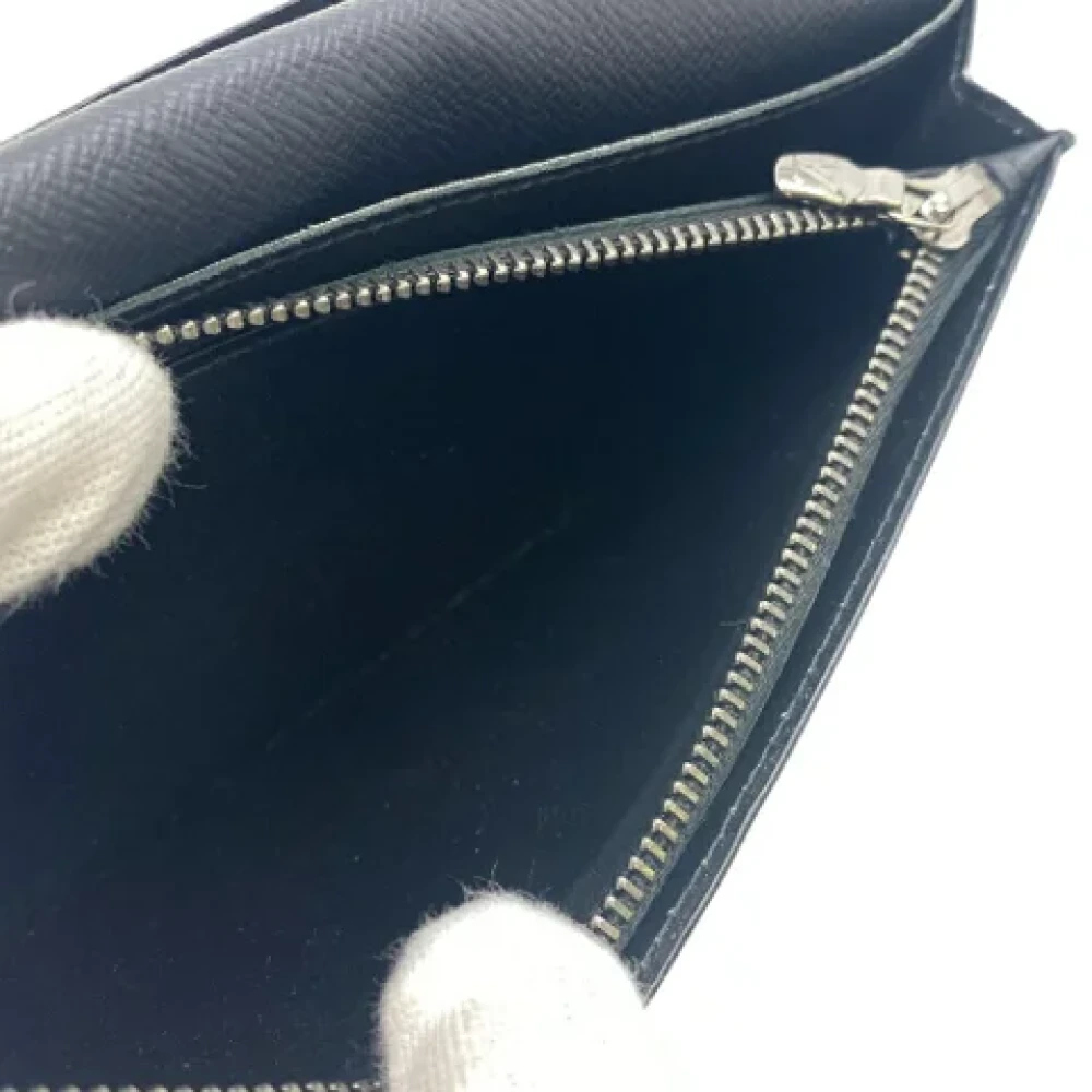 Louis Vuitton Vintage Pre-owned Canvas wallets Black Dames