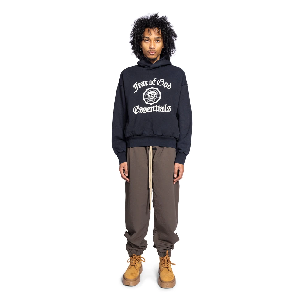 Fear Of God Vintage Shrunken Hoodie in Zwart Black Heren