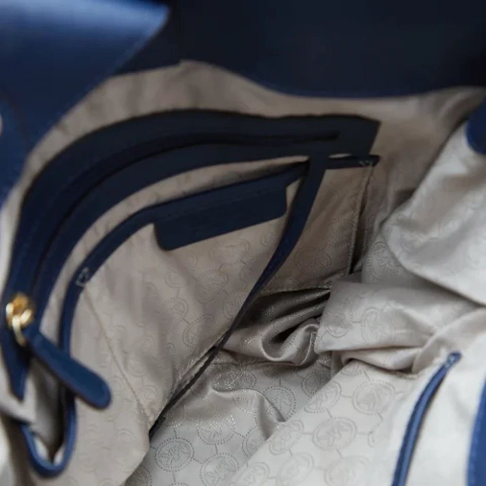 Michael Kors Pre-owned Leather totes Blue Dames
