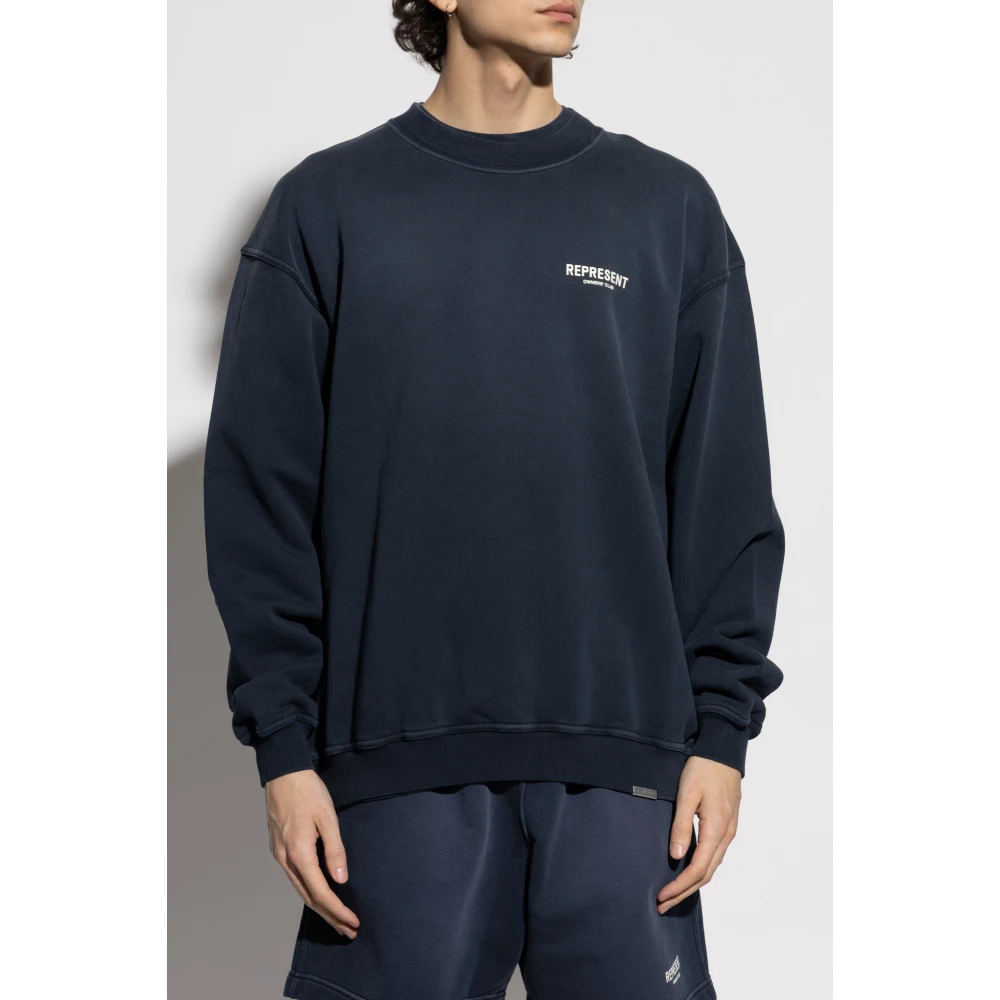 Represent Club Shorts Sweatshirt Blue Heren