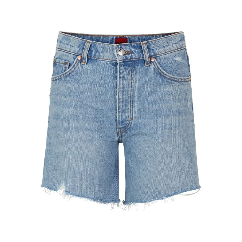Hugo Boss Korte Zomer Shorts Blue Dames