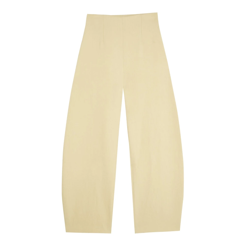Cortana Women's Beige Culta, Linen Trousers Sand