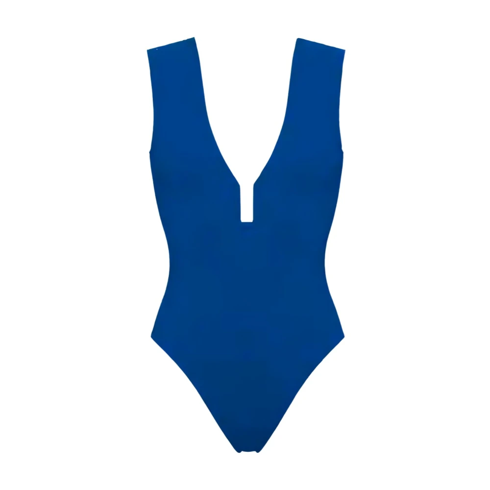 Eres Diep V-hals badpak Blue Dames