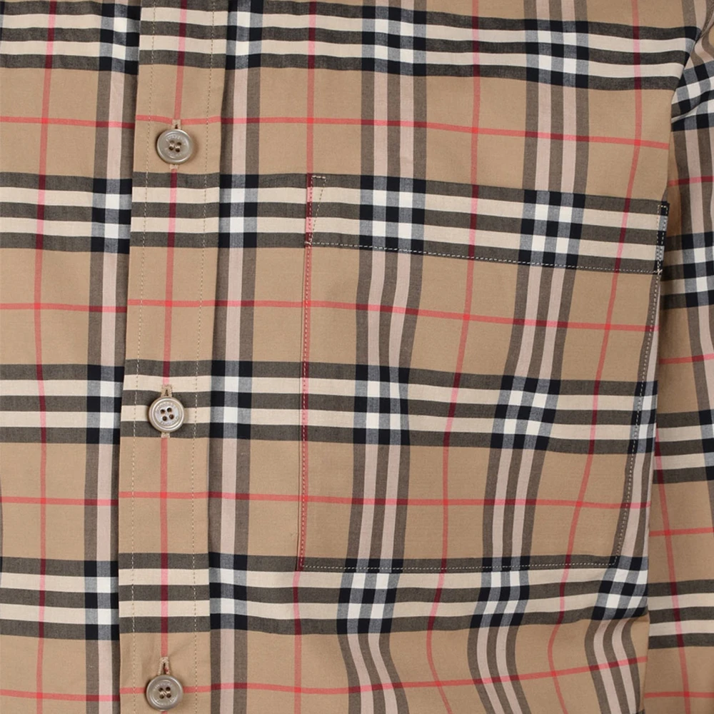 Burberry Vintage Check Overhemd Beige Heren