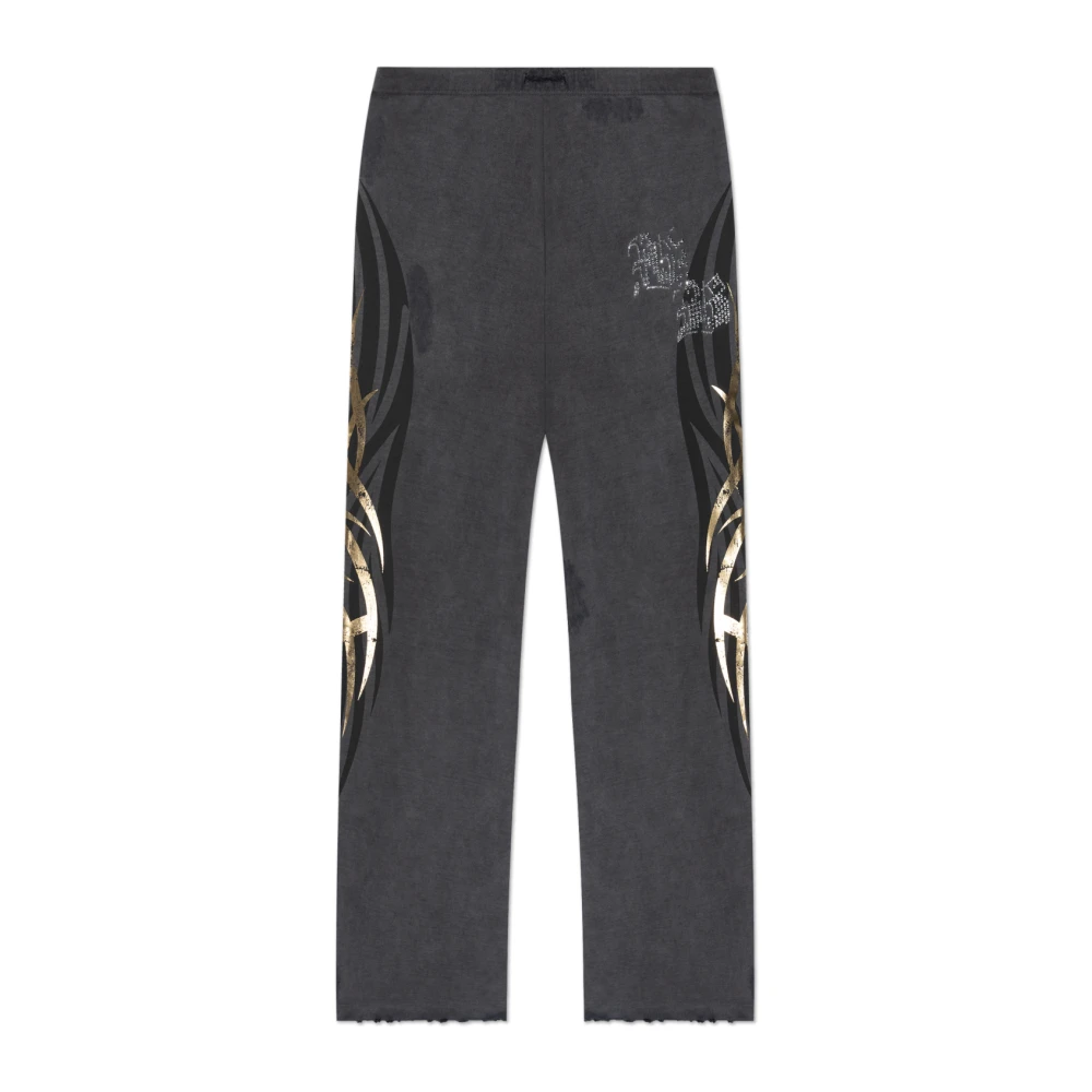 Balenciaga Sweatpants met print Gray Heren