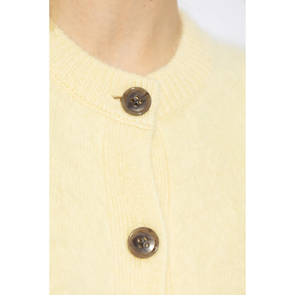 Lisa Yang Cardigan Melba Yellow Dames