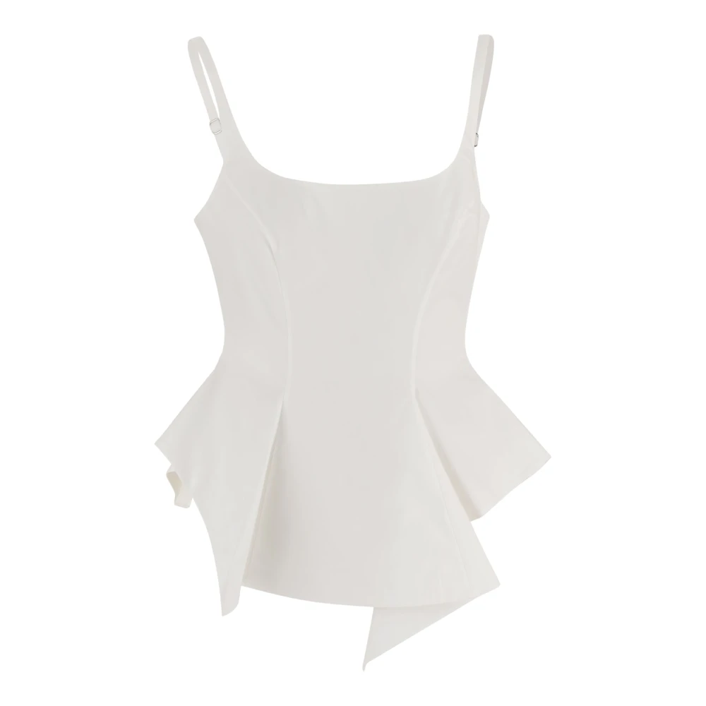 Khaite Women's White Cotton Loa Top