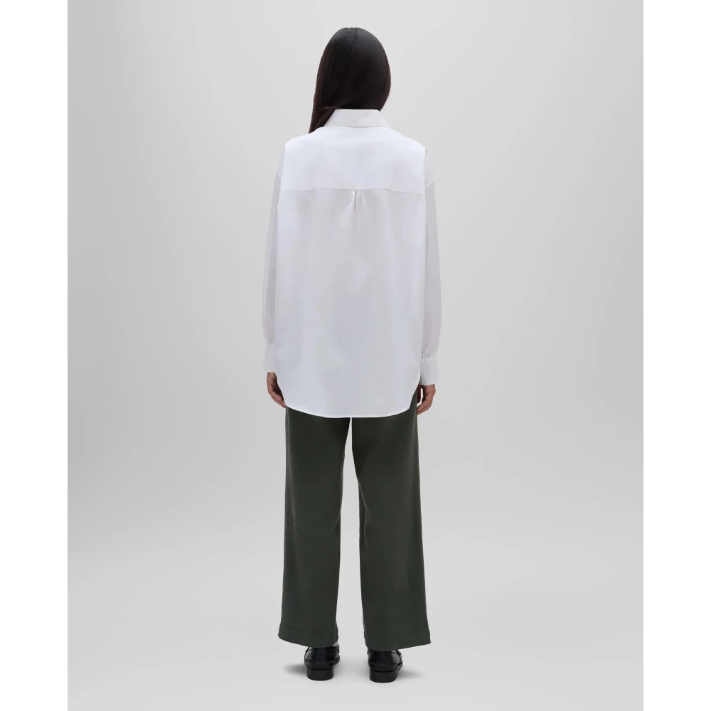 Aspesi Klassiek Katoenen Poplin Overhemd White Dames