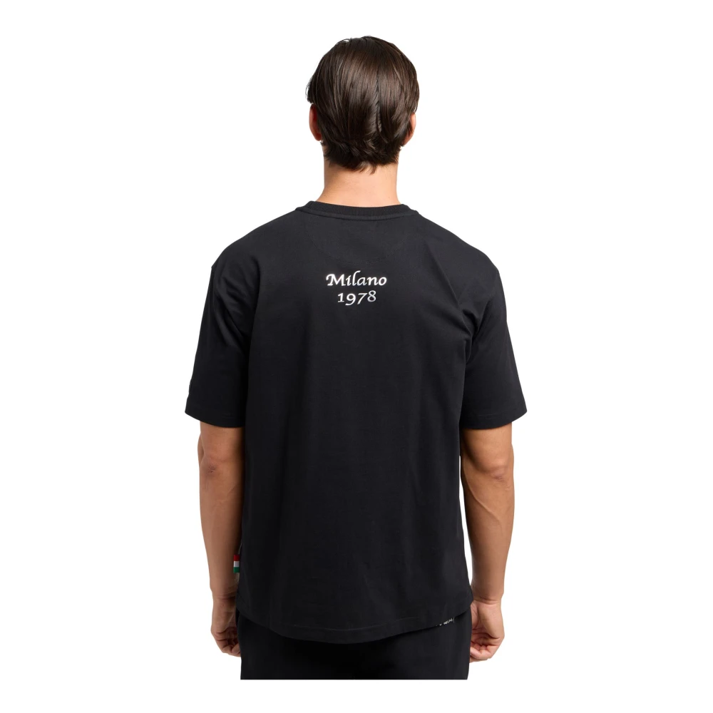 carlo colucci Oversize Tee Shirt Black Heren