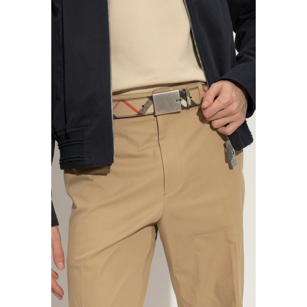 Burberry Omkeerbare riem Beige Heren