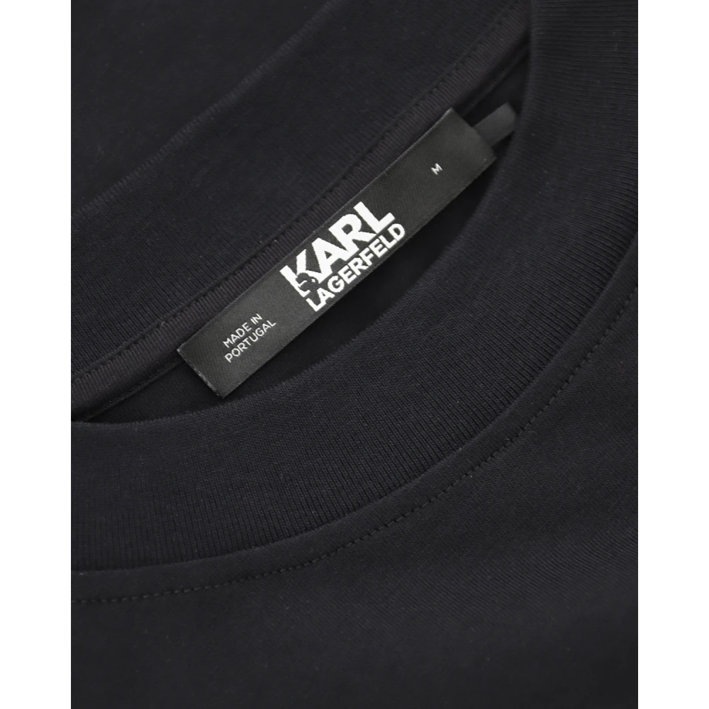 Karl Lagerfeld Karl Signature Tshirt Black Dames