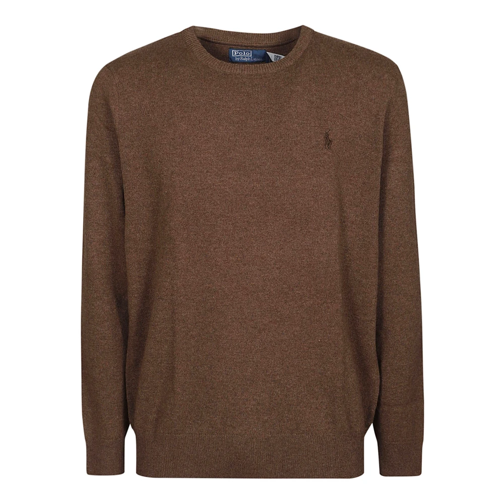 Ralph Lauren Comfortabele Gebreide Trui voor Winterdagen Brown Heren