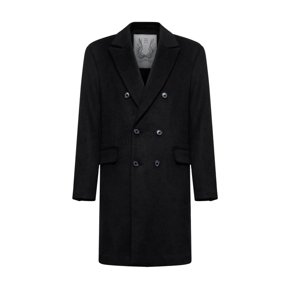 Richmond Uomo Nero - Double-Breasted Coat - Coats - Xl
