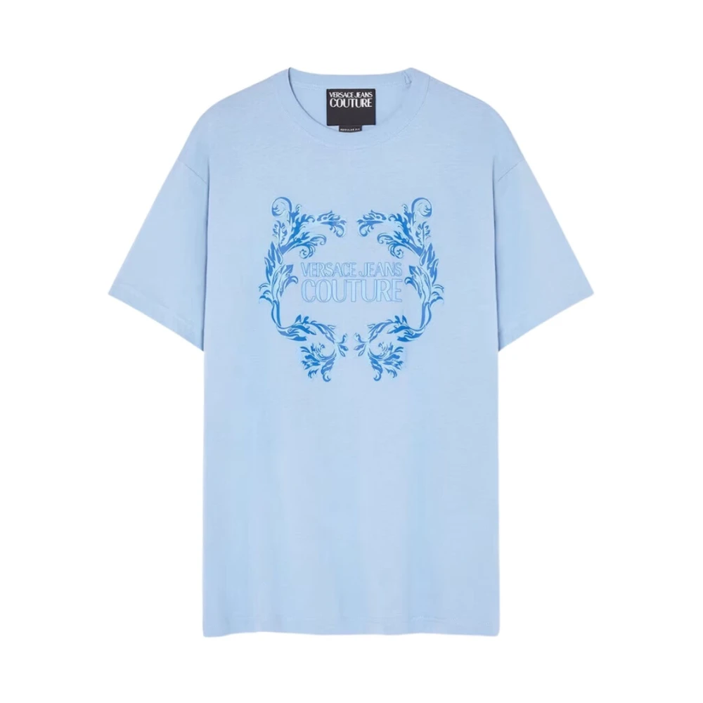 Versace Jeans Couture t-shirts lichtblauw Blue Heren