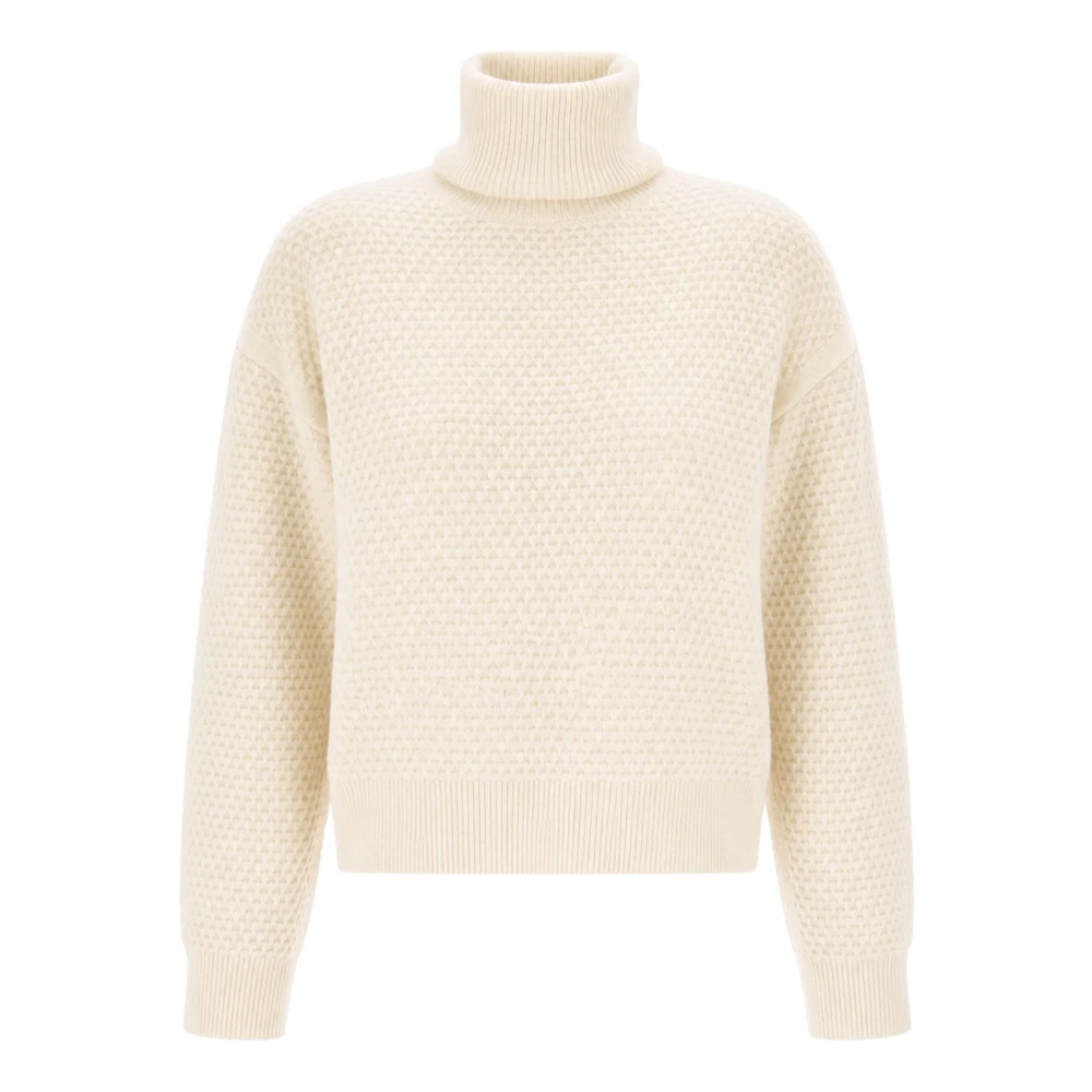 Max Mara Studio Vrouw Beige Truien & Vesten Dames, M, Kasjmier, Coltrui
