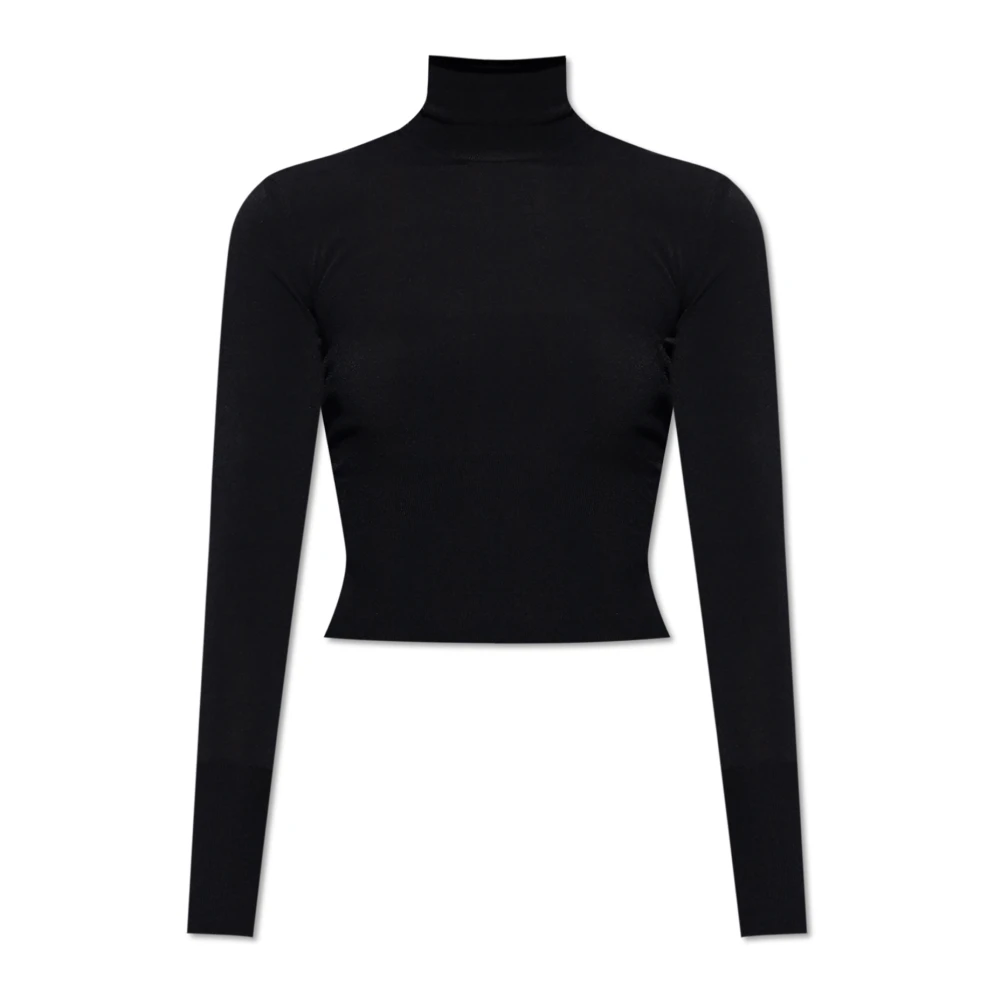 Alaïa Fitted Turtleneck Black Dames