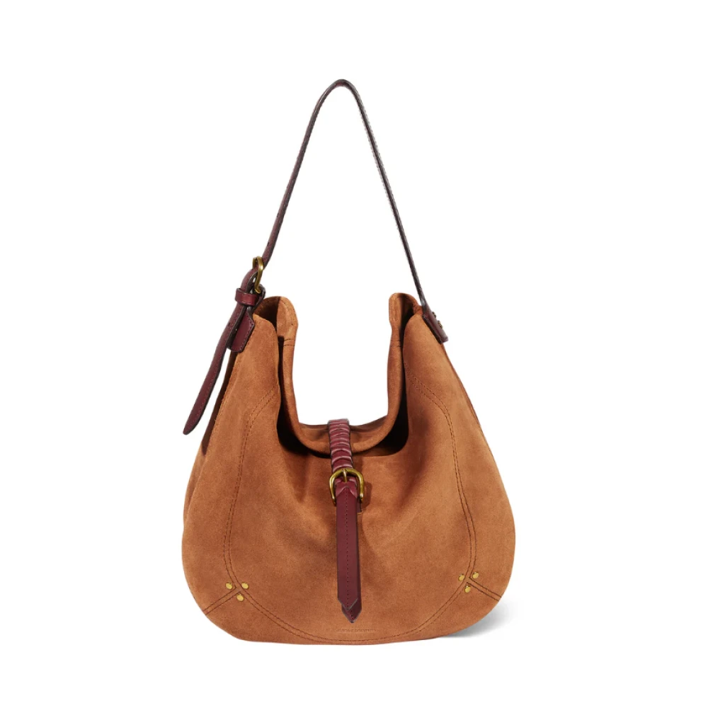 Jérôme Dreyfuss Vrouw Bruin Tassen Dames, One Size, E Schouder Crossbody Tas Dubbele Sluiting