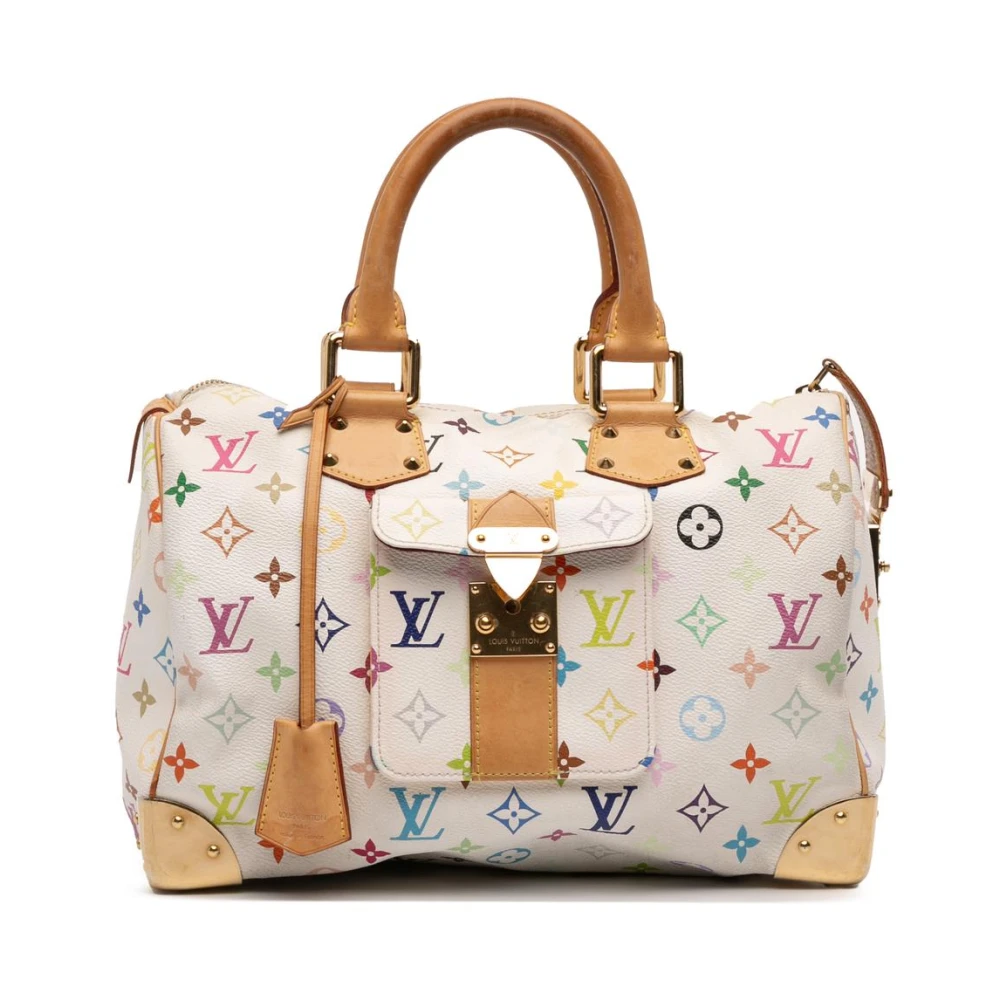 Louis Vuitton Vintage Women's White Pre-Owned Satchel Handbag