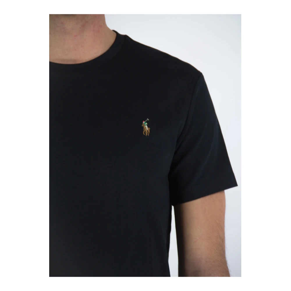 Ralph Lauren Korte Mouw Logo T-shirt Black Heren