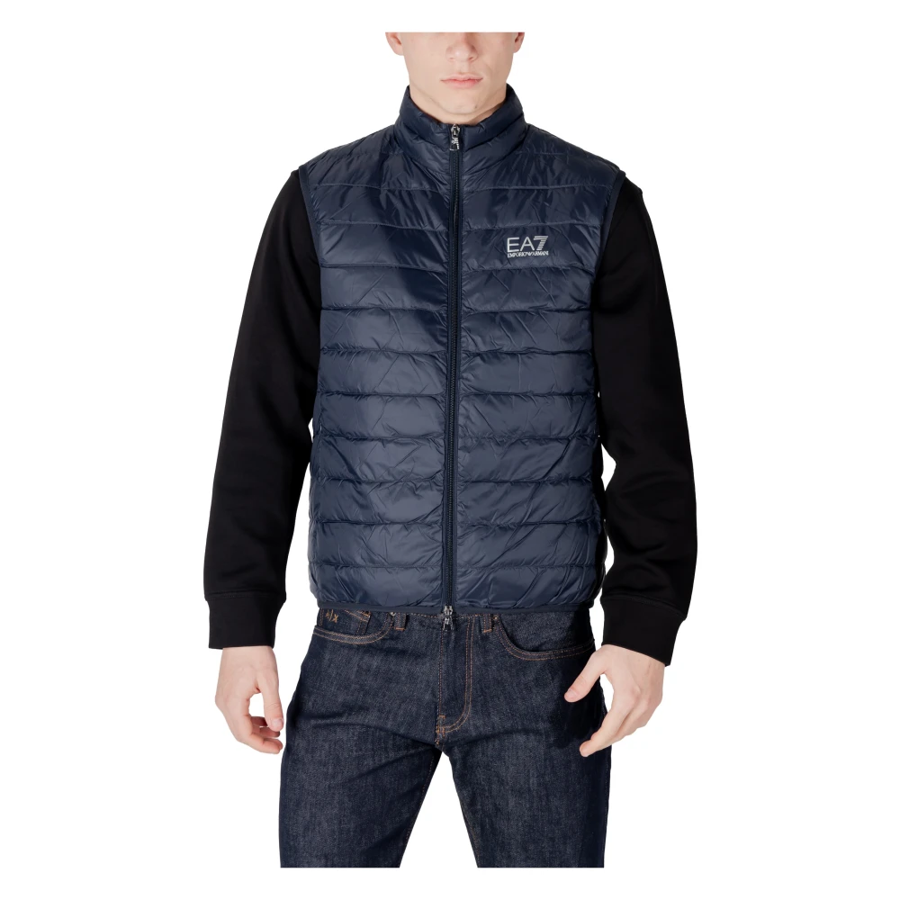 Emporio Armani EA7 Herfst Winter Herenjassen en -jassen Blue Heren