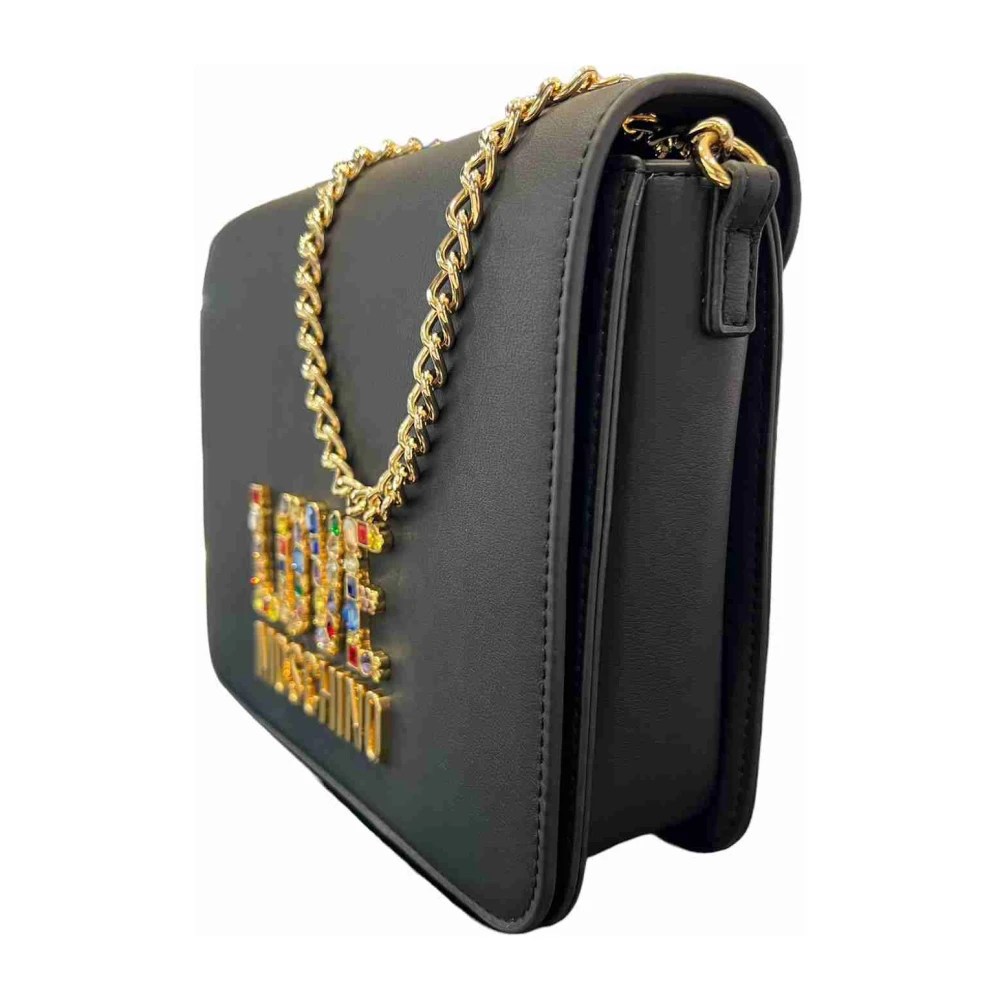 Love Moschino Stijlvolle PU-tas Black Dames
